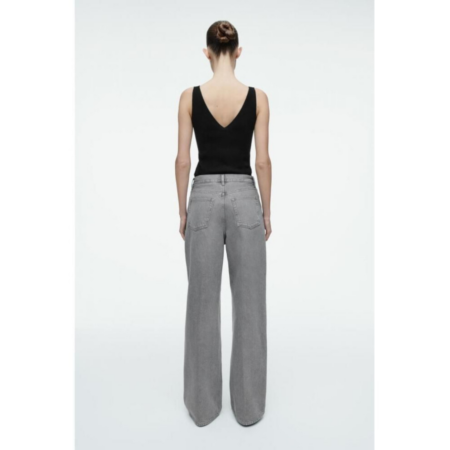 Cos Japan Wide Leg High Rise Full Length Jeans