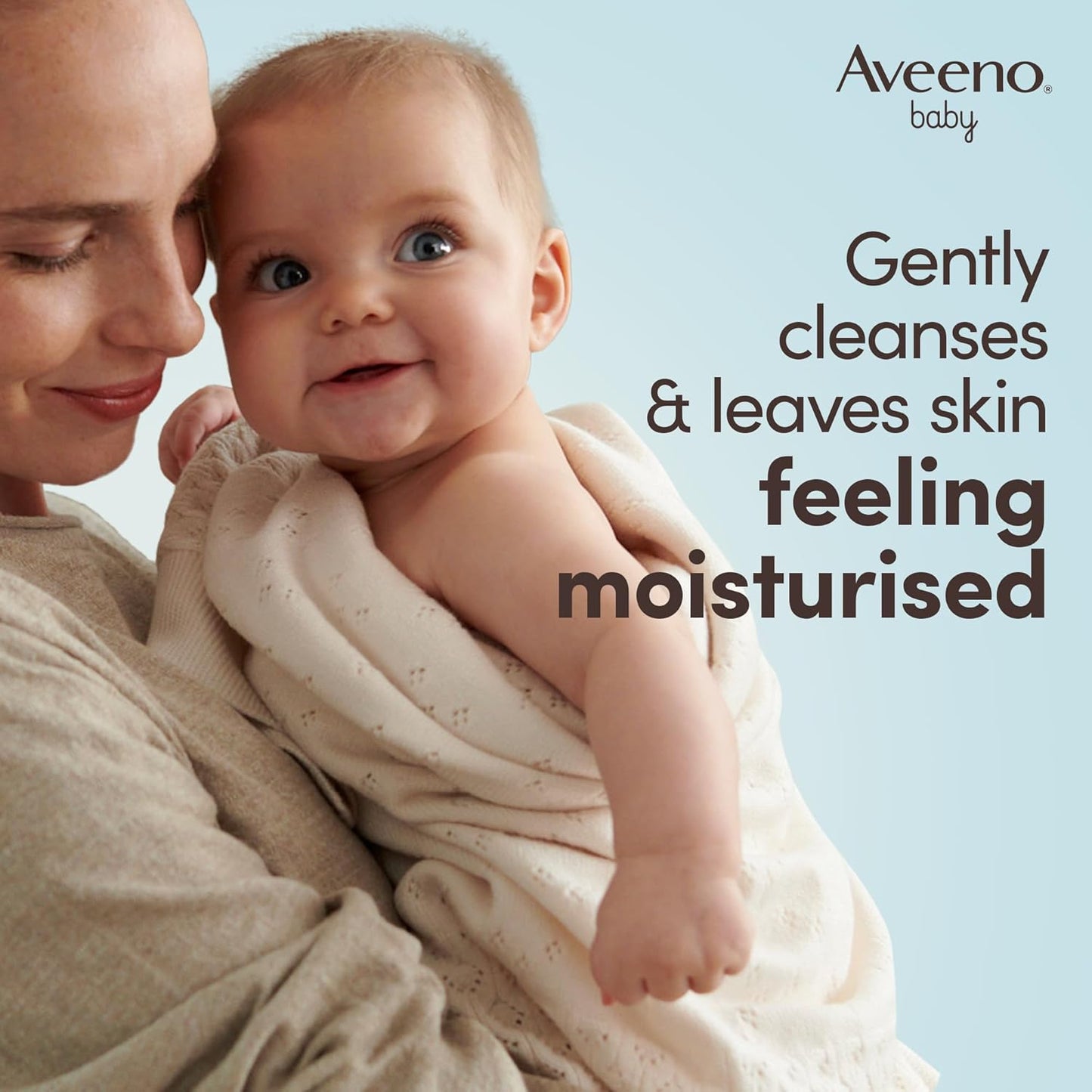 Daily Care Gentle Bath & Wash (1 X 400Ml), Tear-Free Baby Wash with Gentle Fragrance with Prebiotic Colloidal Oatmeal, Gently Cleanses & Leaves Skin Feeling Moisturised, for Sensitive Skin