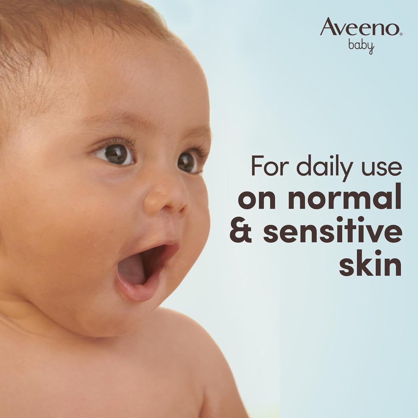 Daily Care Gentle Bath & Wash (1 X 400Ml), Tear-Free Baby Wash with Gentle Fragrance with Prebiotic Colloidal Oatmeal, Gently Cleanses & Leaves Skin Feeling Moisturised, for Sensitive Skin
