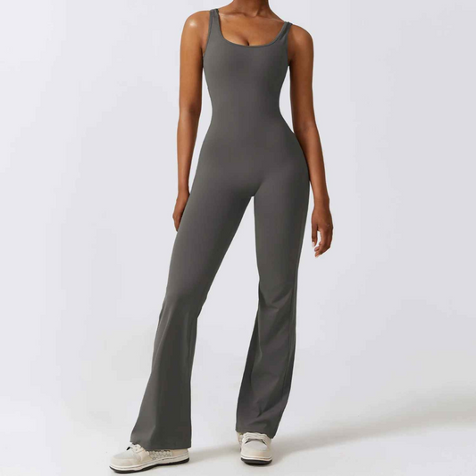 Women's Gym Set – Stretch Workout Jumpsuit Yoga Suit with Push-Up Support, Fitness Romper Sportswear