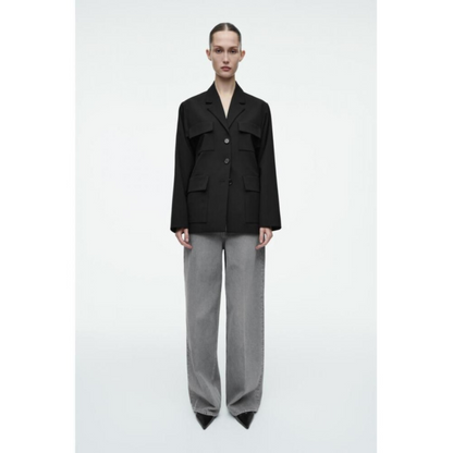 Cos Japan Wide Leg High Rise Full Length Jeans