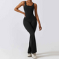 Women's Gym Set – Stretch Workout Jumpsuit Yoga Suit with Push-Up Support, Fitness Romper Sportswear