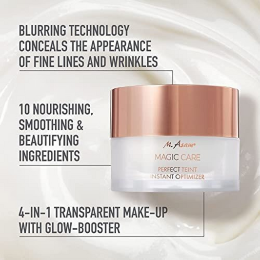 Magic Care Perfect Teint (1.01 Fl Oz) - Transparent Make Up, Skin Care Face Cream And Makeup Primer. Beauty Product That Is Known To Minimize Wrinkles