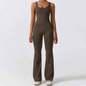 Women's Gym Set – Stretch Workout Jumpsuit Yoga Suit with Push-Up Support, Fitness Romper Sportswear