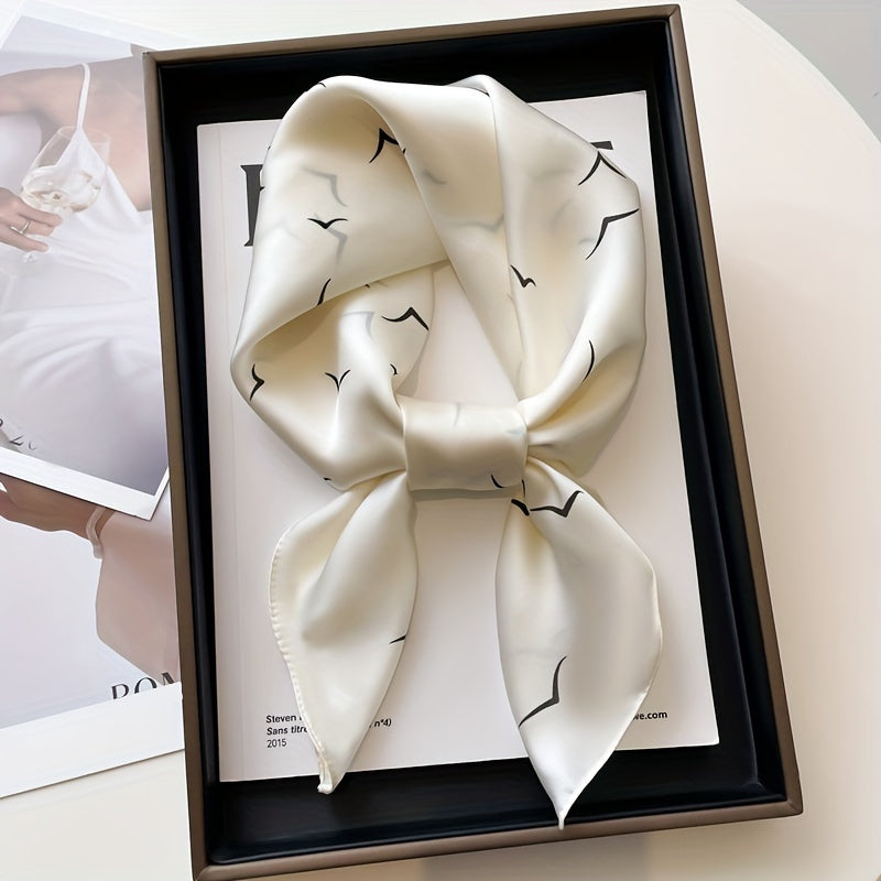 Crafted From Imitation Silk Fabric, This Soft Shawl Is The Perfect Lightweight Accessory For Spring And Autumn. It Is Ideal For Women's Sun Protection And Is Ideal For Outdoor Activities