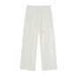Solid Color Drooping Straight Mopping Suit Pants