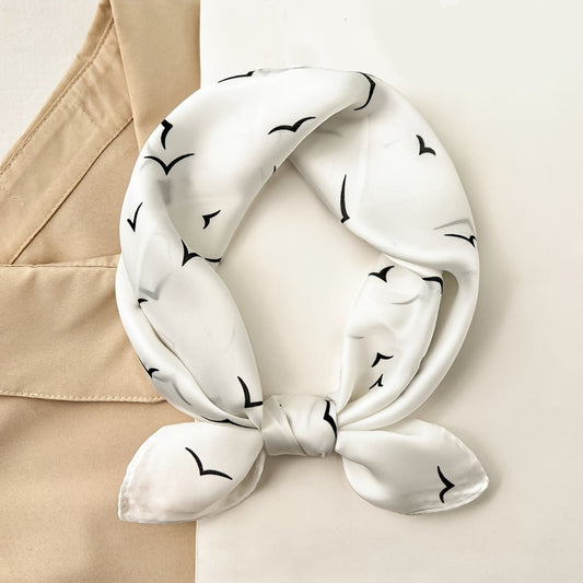 Crafted From Imitation Silk Fabric, This Soft Shawl Is The Perfect Lightweight Accessory For Spring And Autumn. It Is Ideal For Women's Sun Protection And Is Ideal For Outdoor Activities